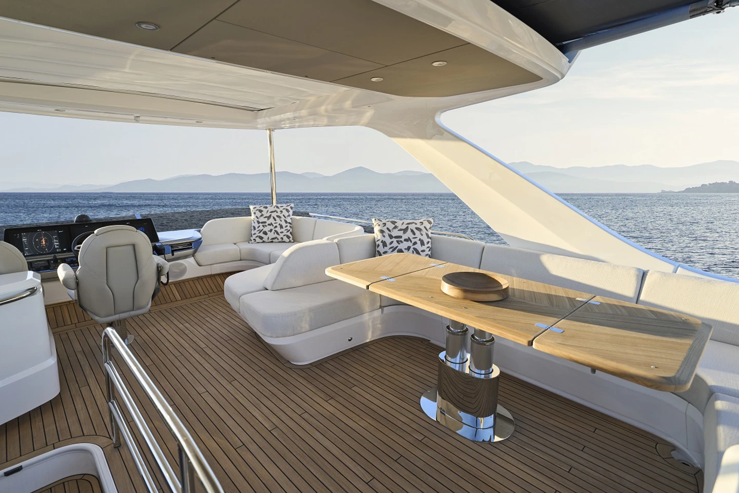 The New Princess Yachts f class f58 flybridge