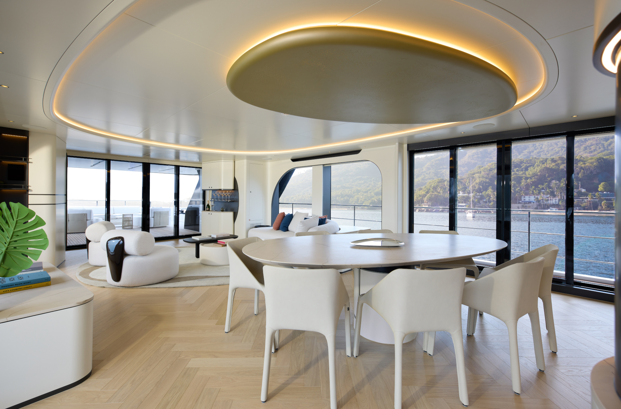 VAN DER VALK 34-metre superyacht ONE Main Salon