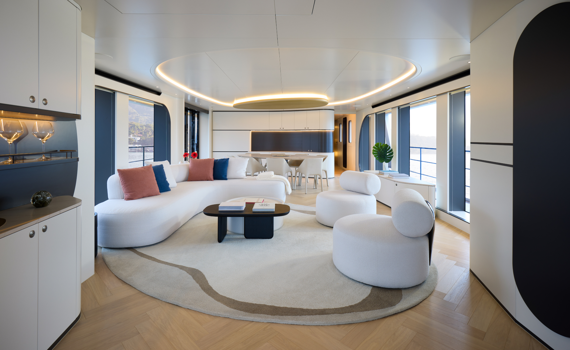 VAN DER VALK 34-metre superyacht ONE Main Salon